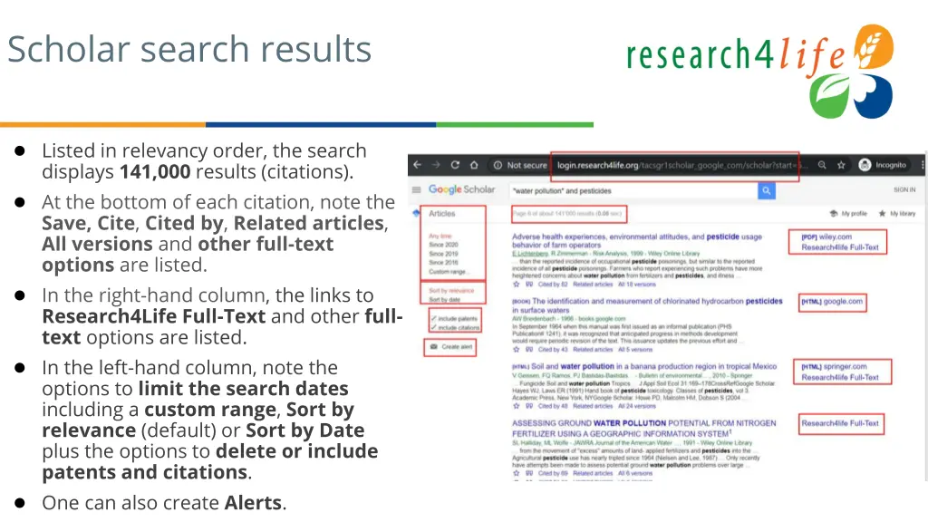 scholar search results