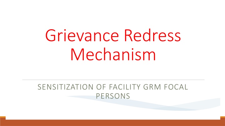 grievance redress mechanism