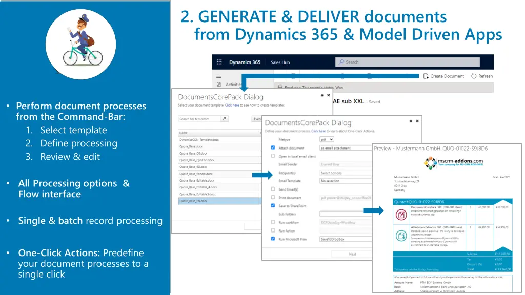 2 generate deliver documents from dynamics