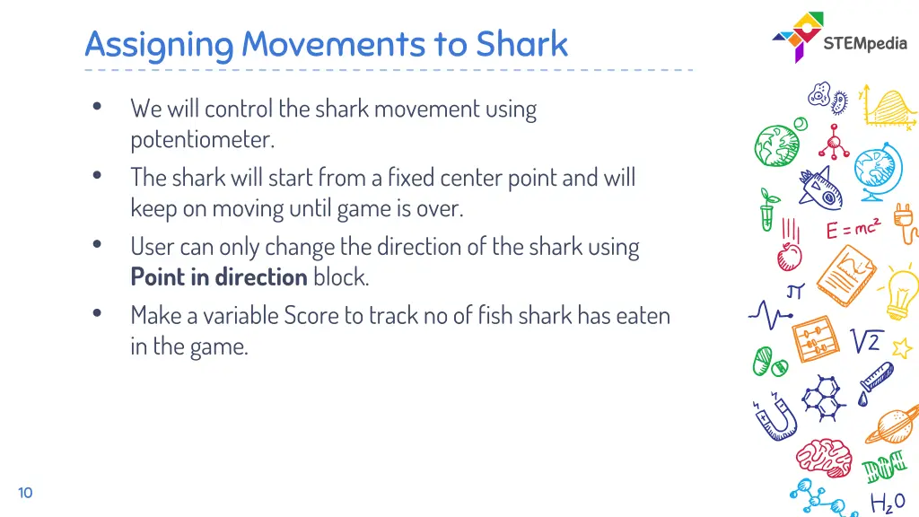 assigning movements to shark 1