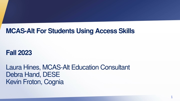 mcas alt for students using access skills