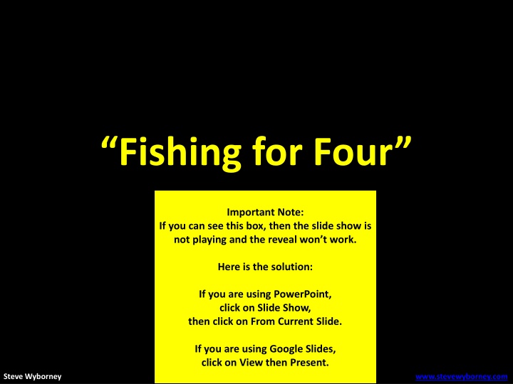 fishing for four