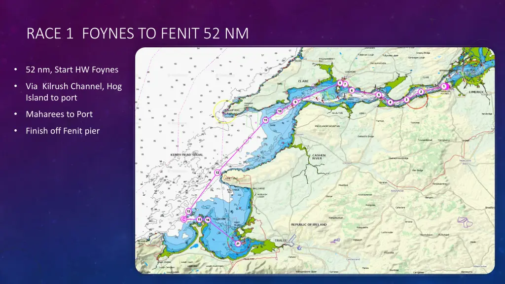 race 1 foynes to fenit 52 nm