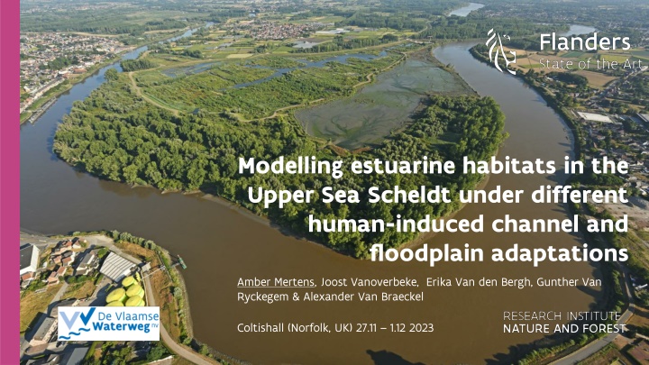 modelling estuarine habitats in the upper