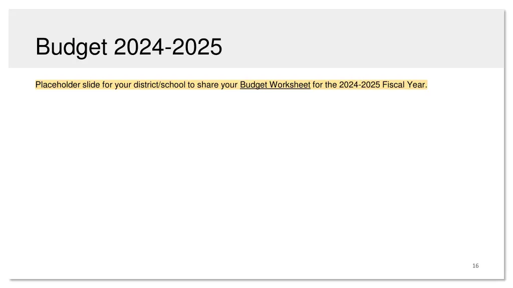 budget 2024 2025