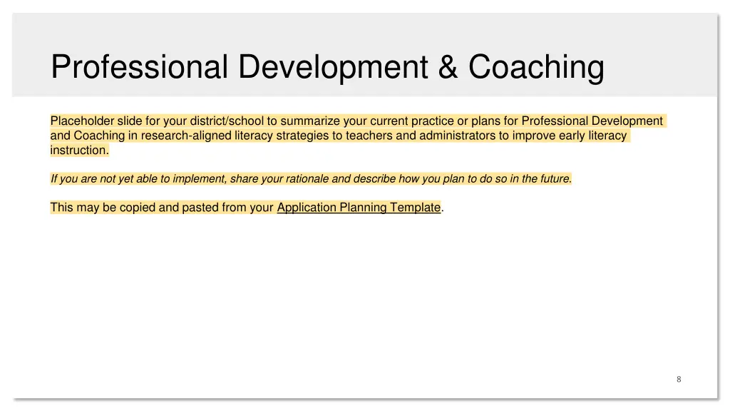 professional development coaching