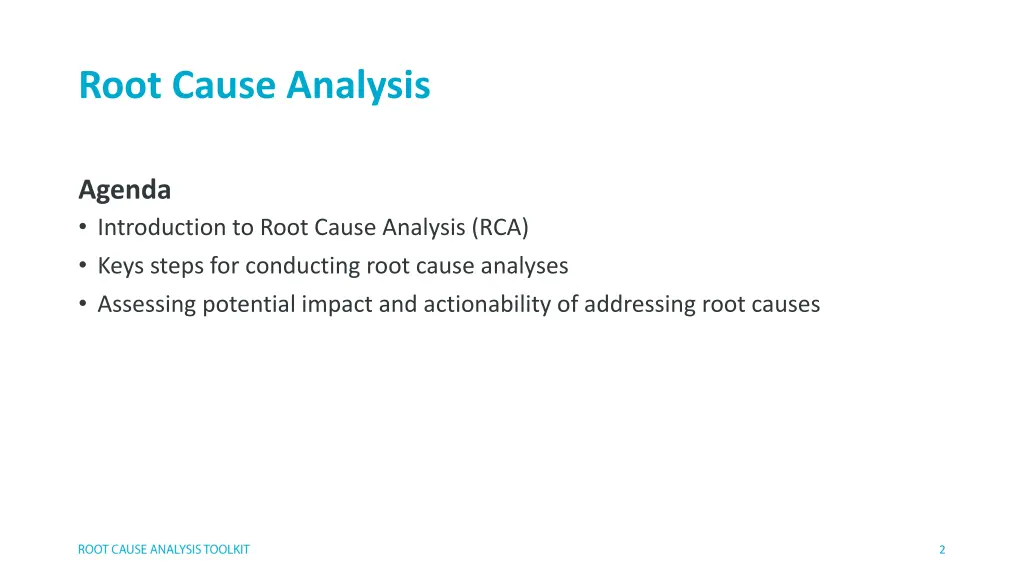 root cause analysis 1