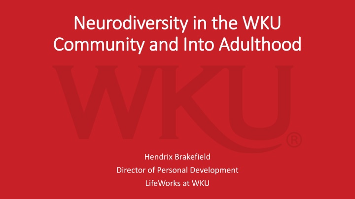 neurodiversity in the wku neurodiversity