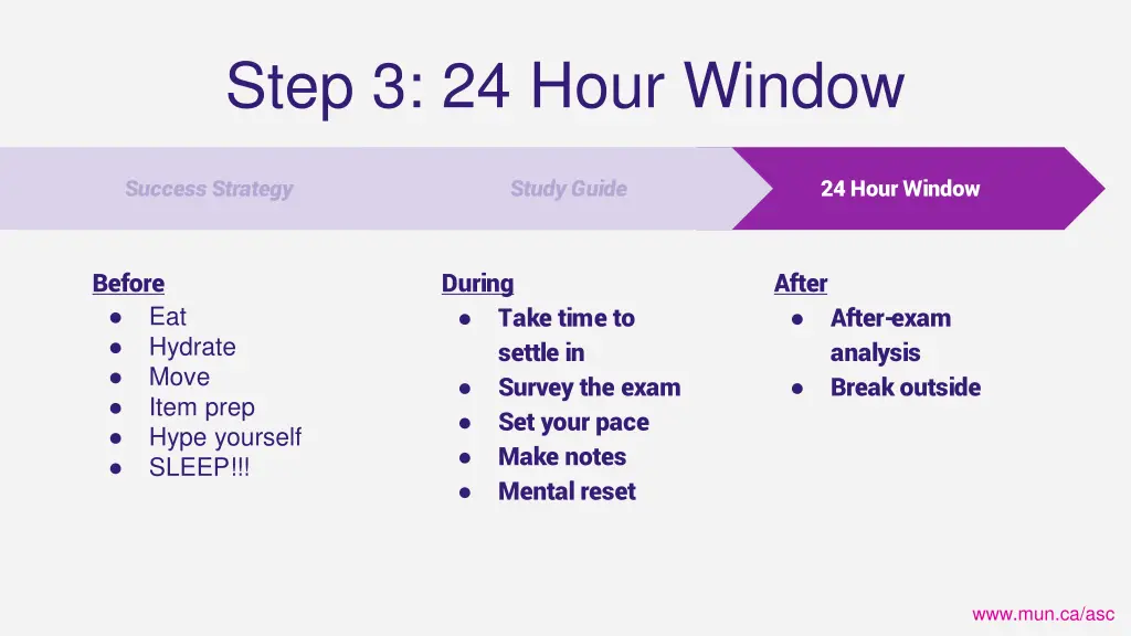 step 3 24 hour window