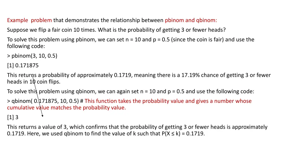 example problem that demonstrates