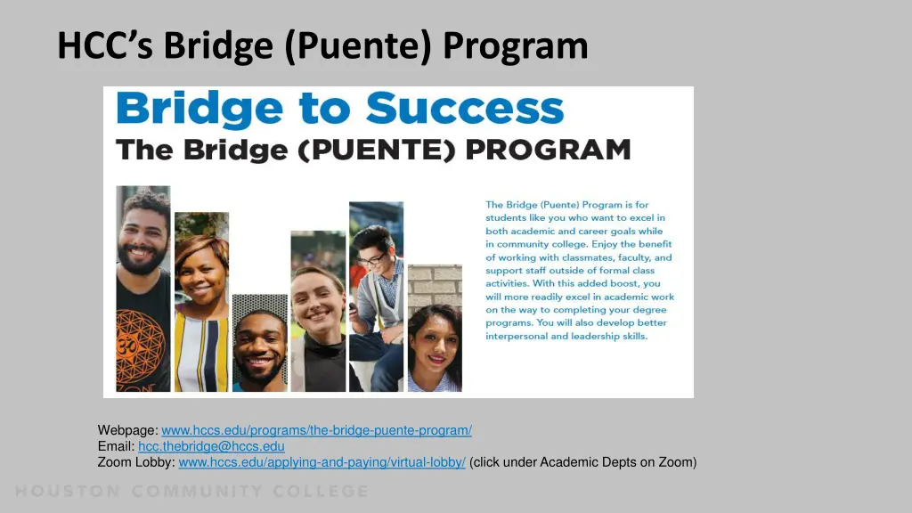 hcc s bridge puente program