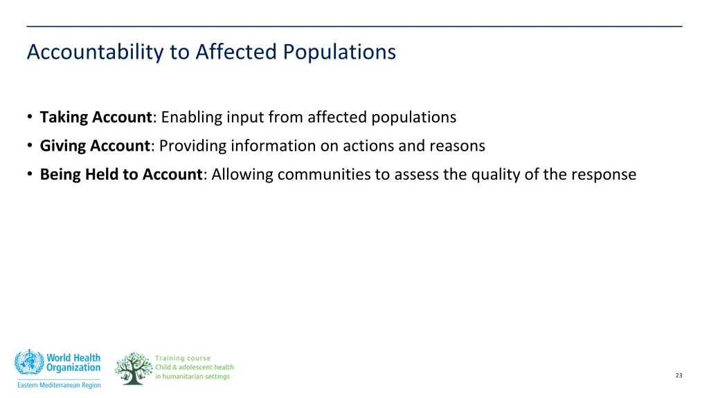 accountability to affected populations