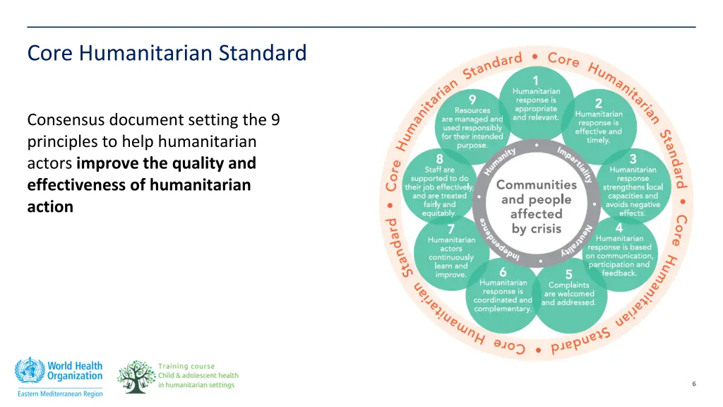 core humanitarian standard