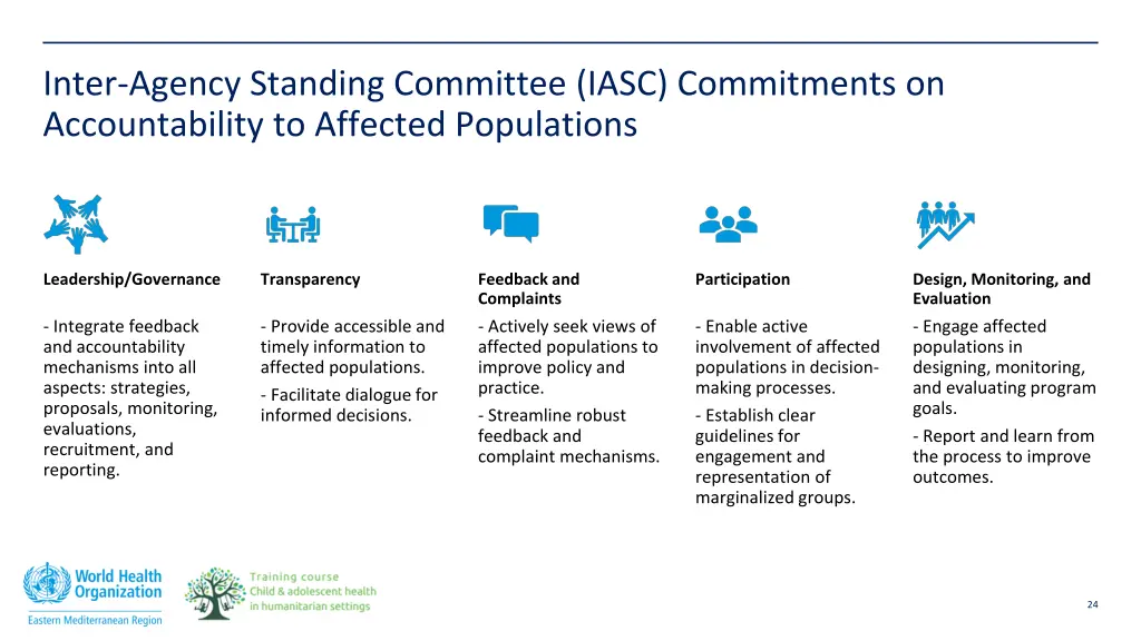 inter agency standing committee iasc commitments