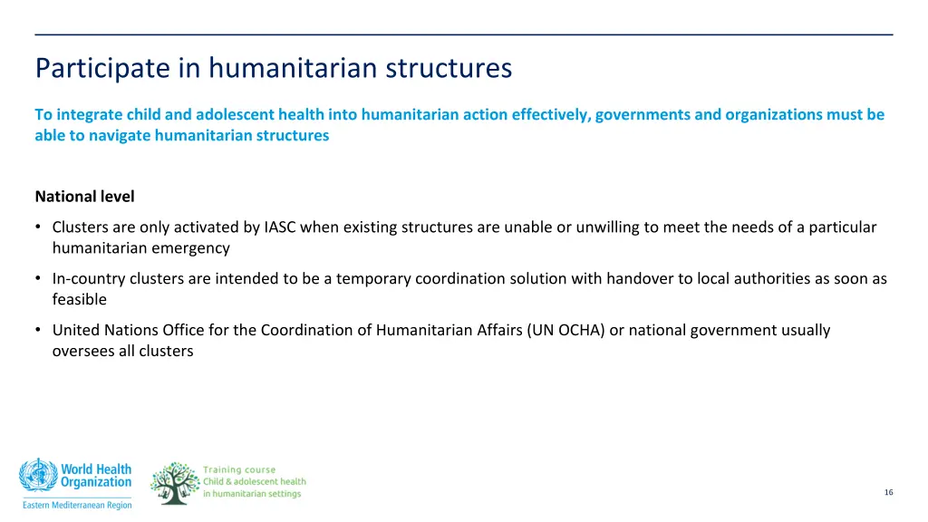 participate in humanitarian structures 1