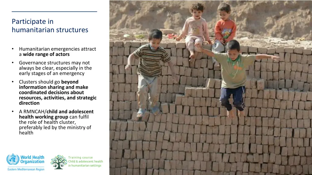 participate in humanitarian structures 2