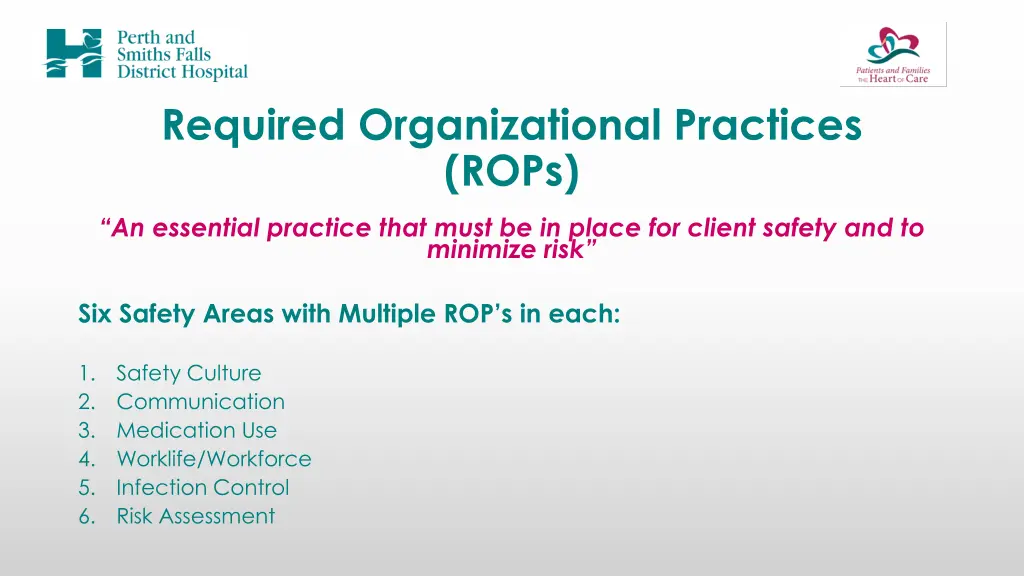 required organizational practices rops