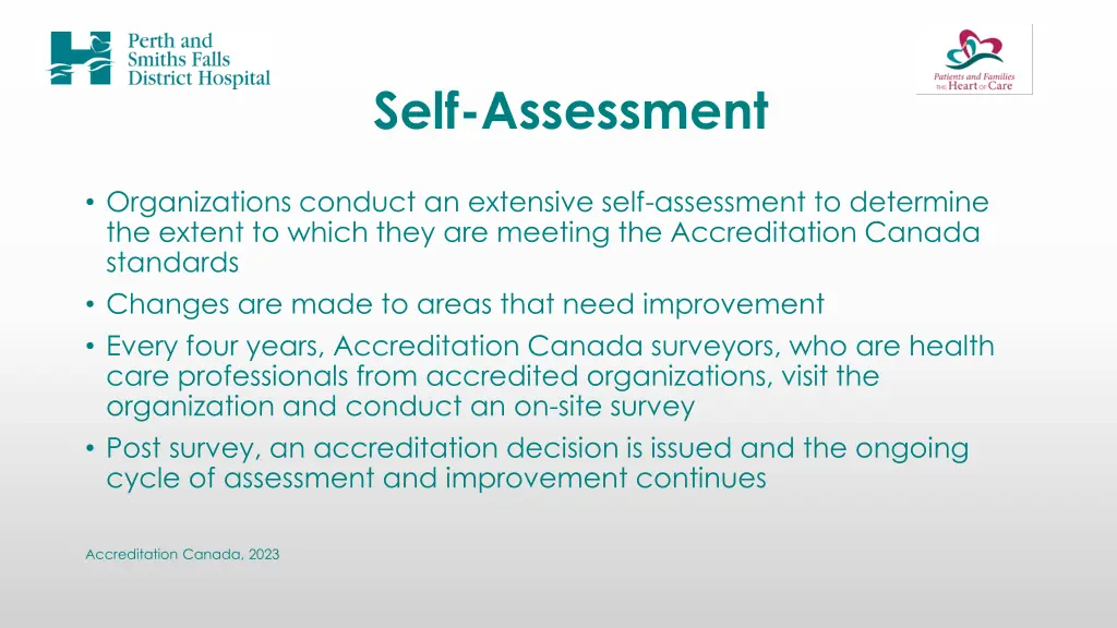 self assessment