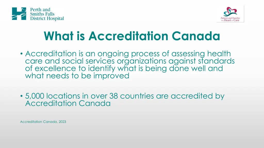 what is accreditation canada