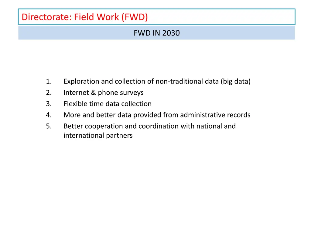 directorate field work fwd 5