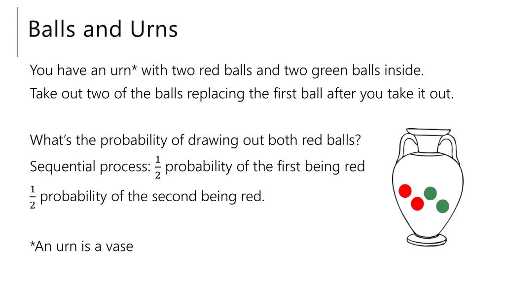 balls and urns