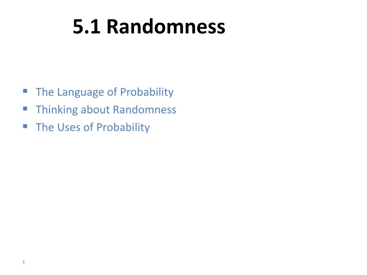 5 1 randomness