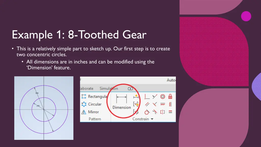 example 1 8 toothed gear