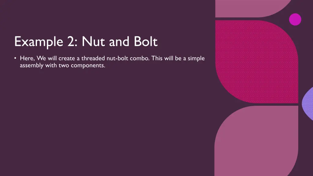 example 2 nut and bolt