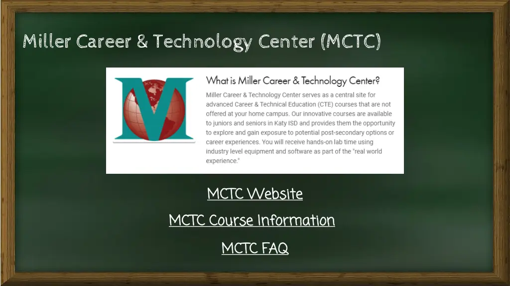 miller career technology center mctc