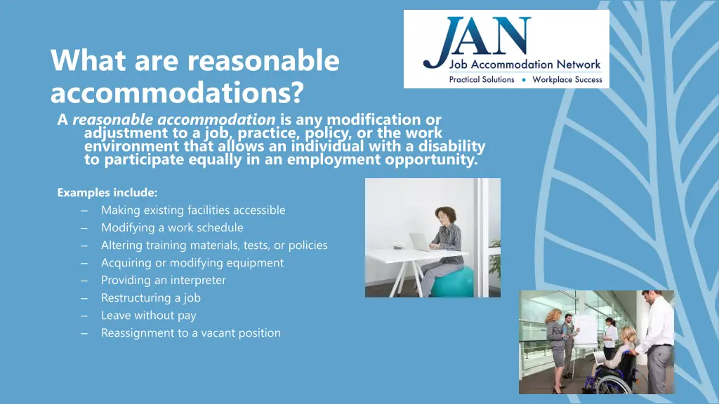 what are reasonable accommodations