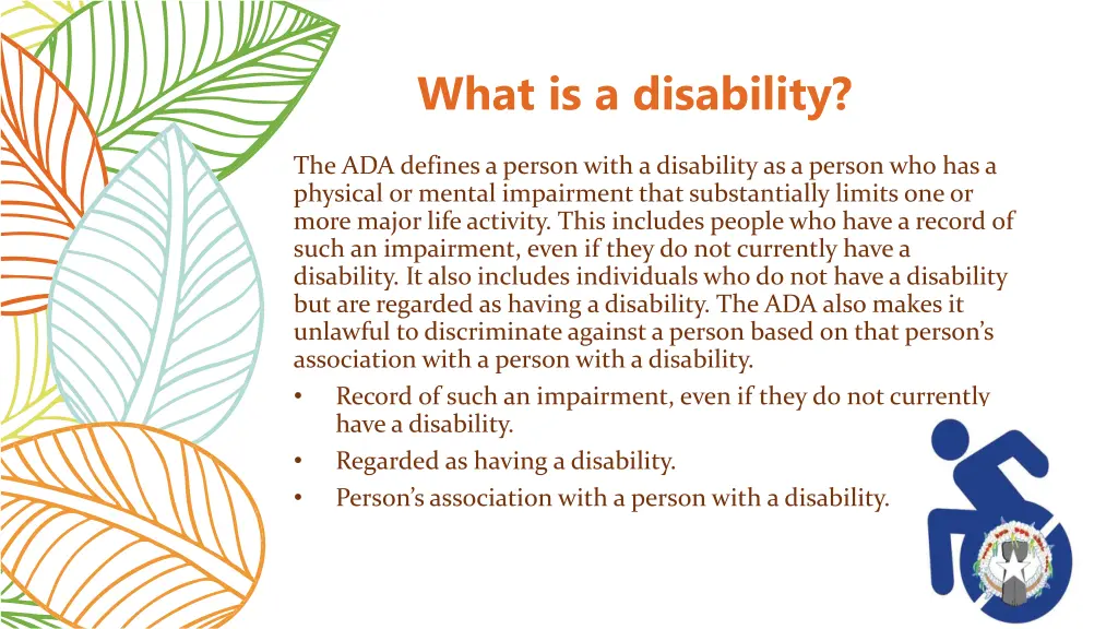 what is a disability