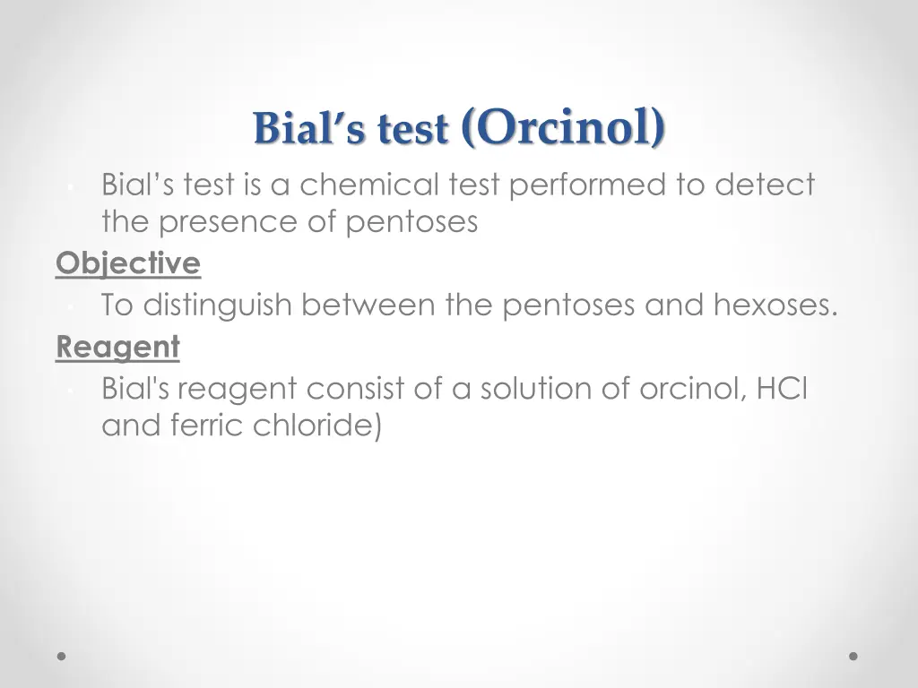 bial s test orcinol bial s test is a chemical