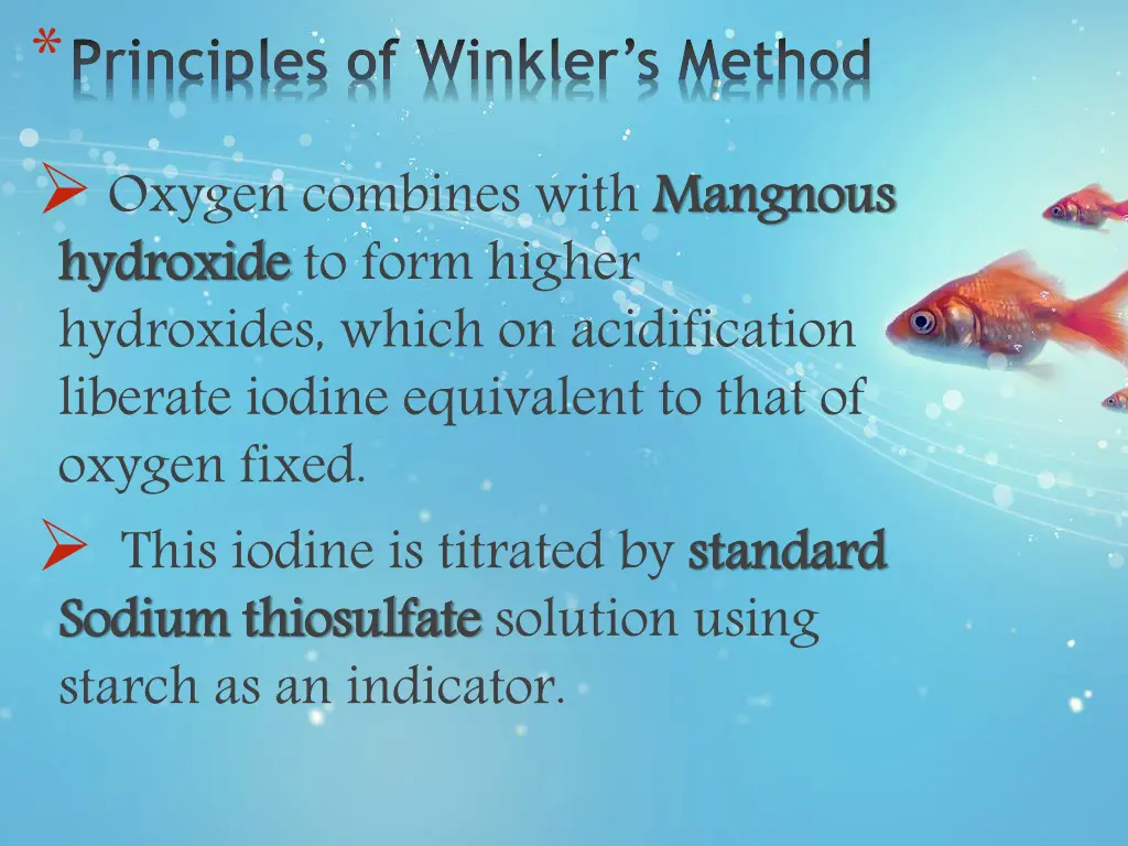 principles of winkler s method
