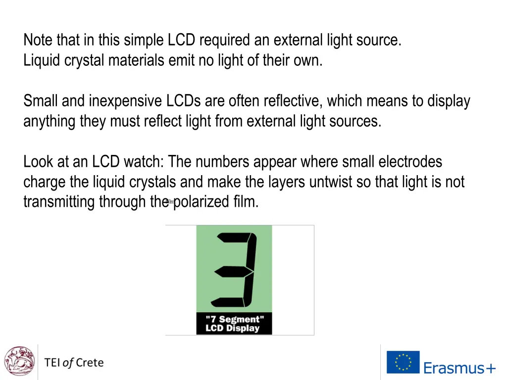 note that in this simple lcd required an external