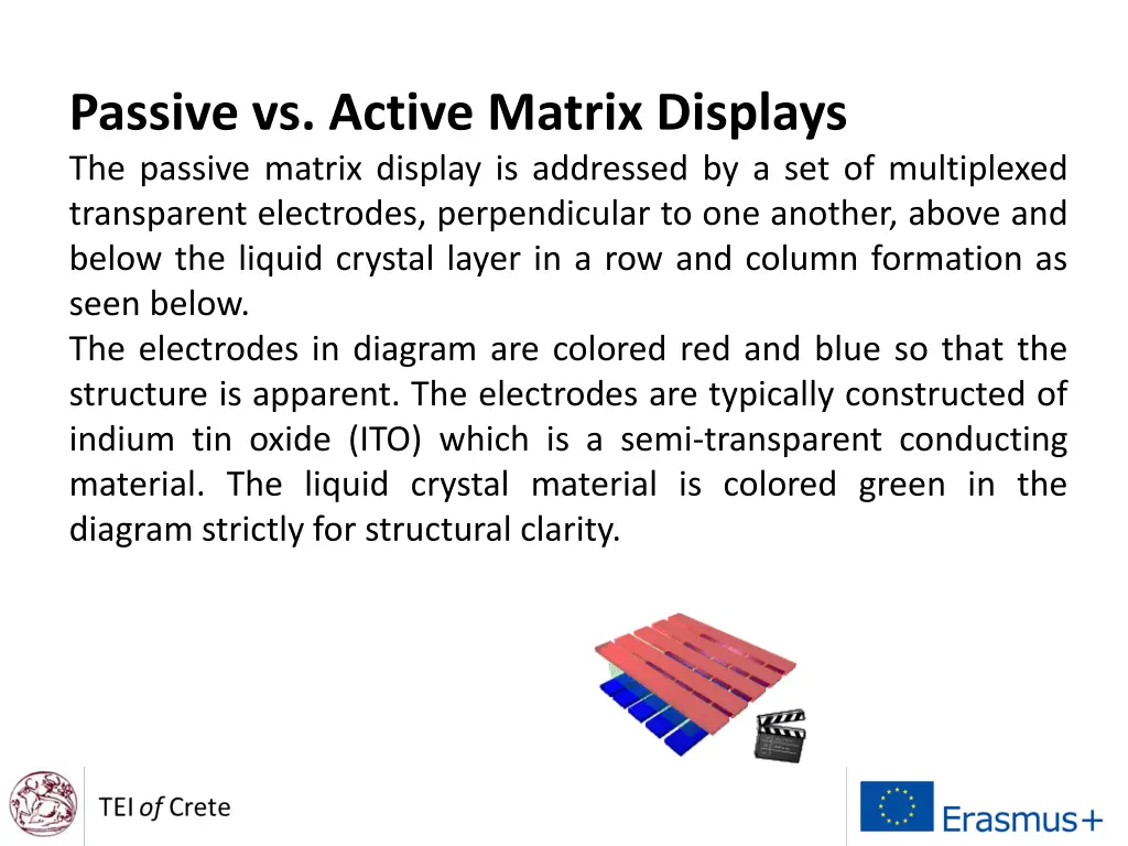 passive vs active matrix displays the passive