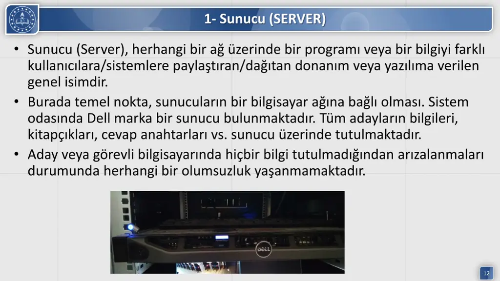 1 sunucu server