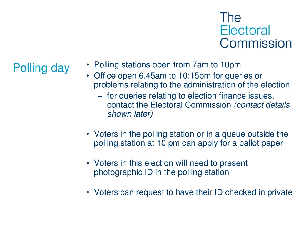 polling stations open from 7am to 10pm office