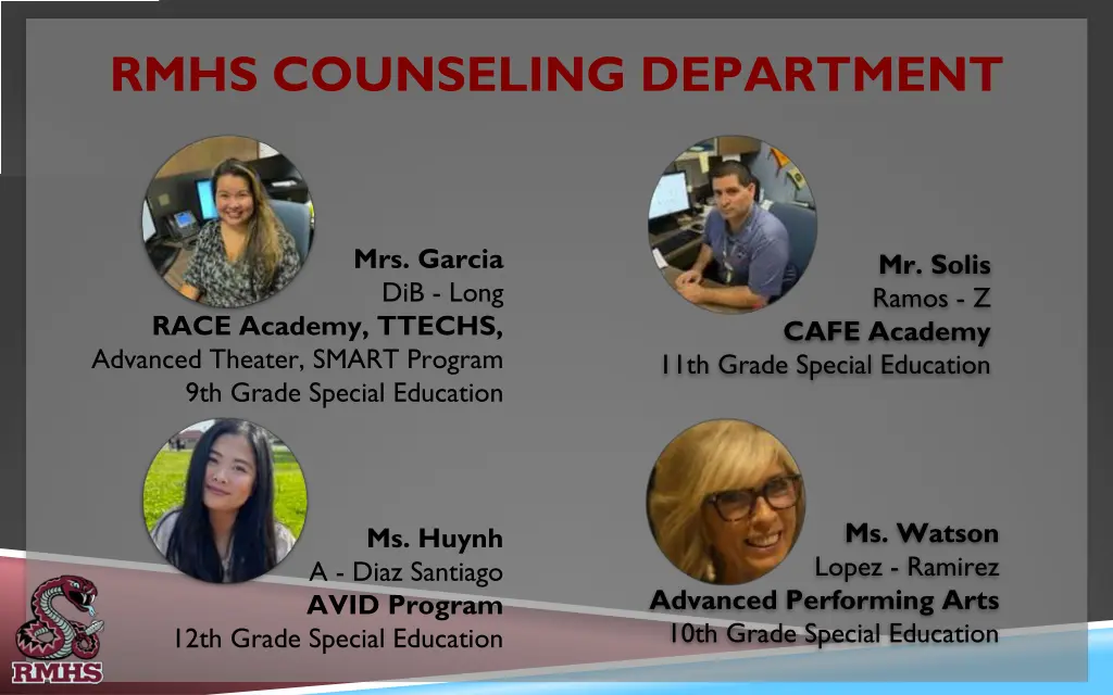 rmhs counseling department