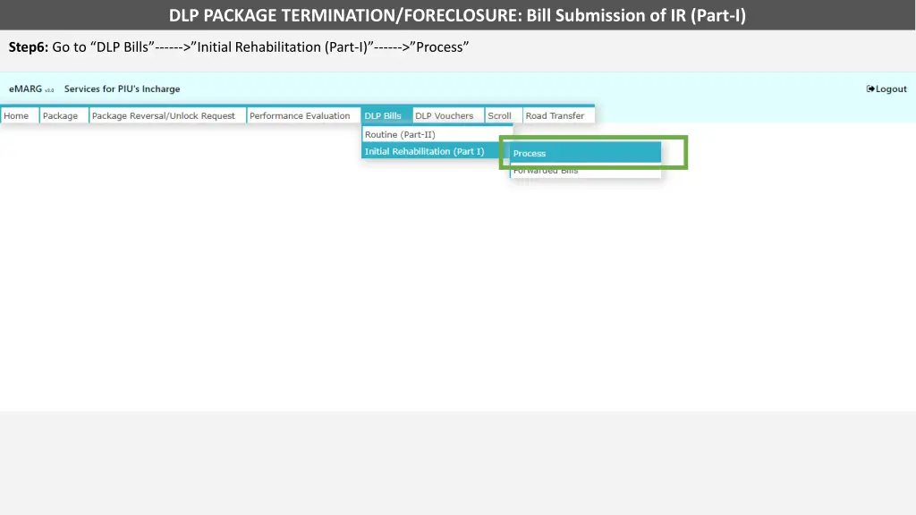 dlp package termination foreclosure bill 5