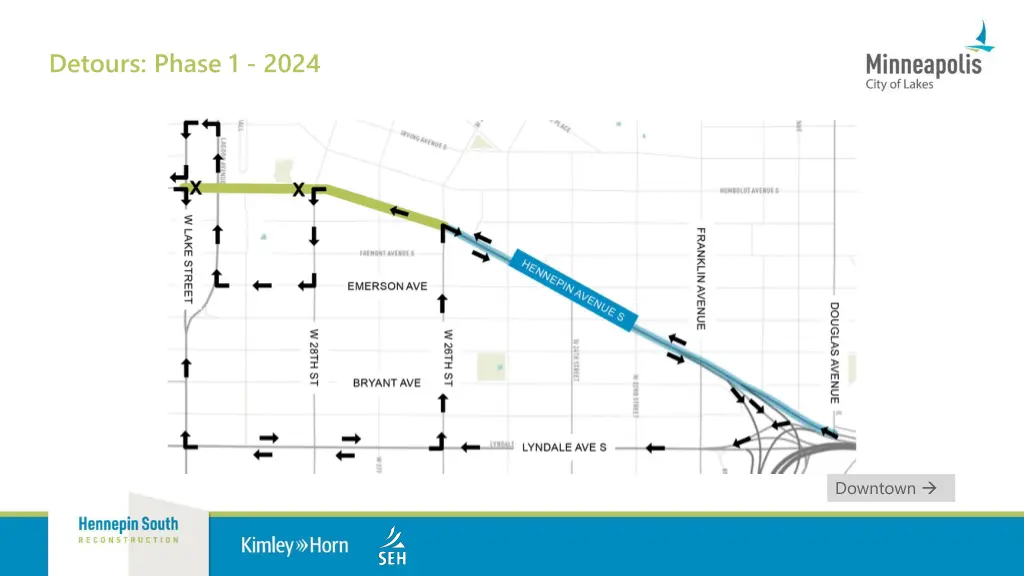 detours phase 1 2024