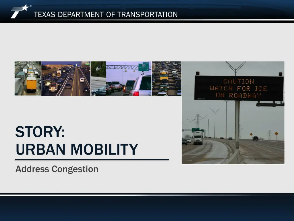 story urban mobility address congestion