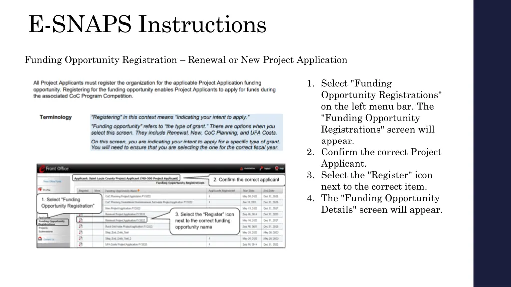 e snaps instructions 1