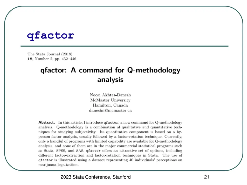 qfactor