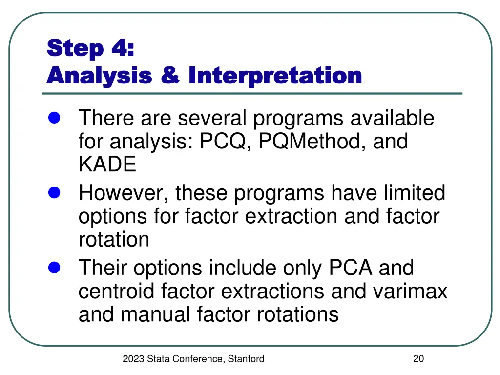 step 4 step 4 analysis interpretation analysis