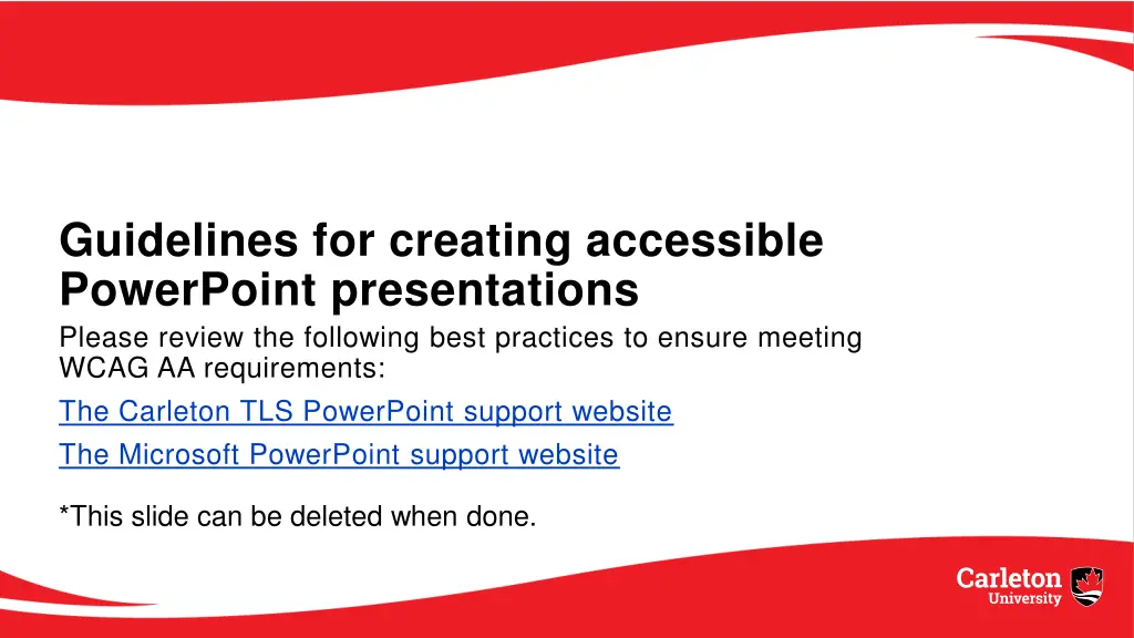 guidelines for creating accessible powerpoint