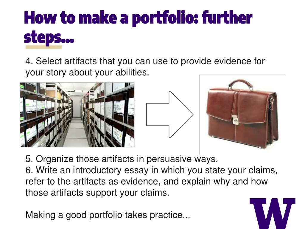 how to make a portfolio further how to make