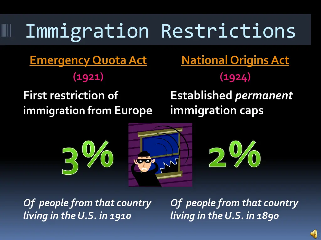 immigration restrictions