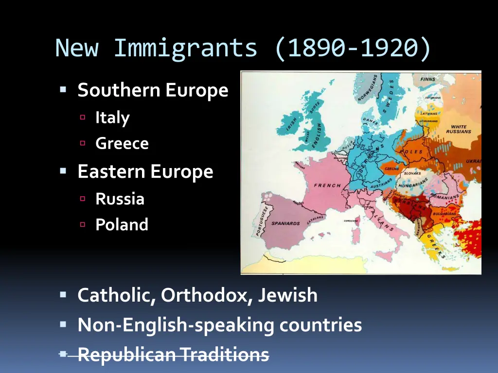 new immigrants 1890 1920