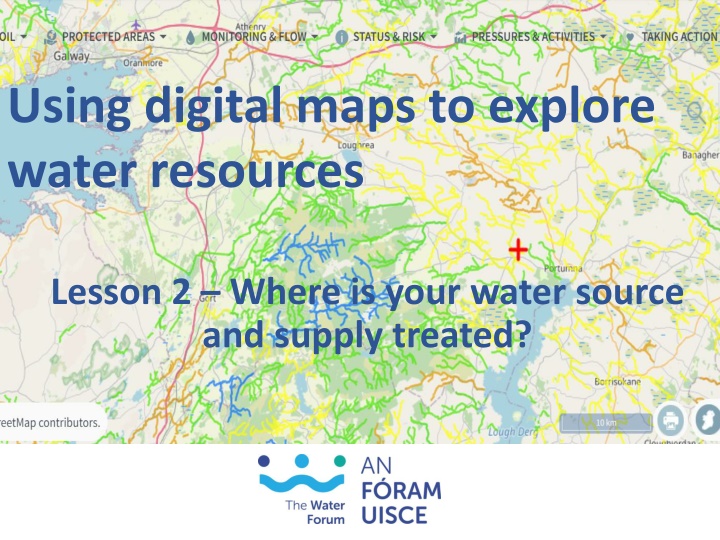 using digital maps to explore water resources