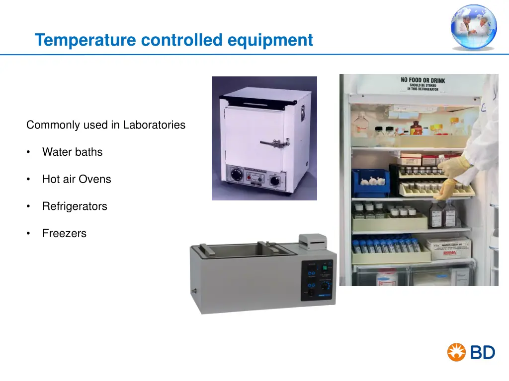 temperature controlled equipment